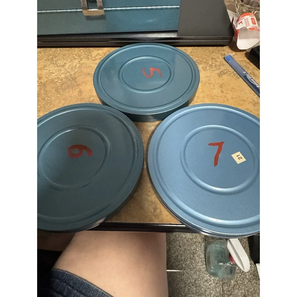 Vintage 8mm Home Movies Cases And Carry Case Metal